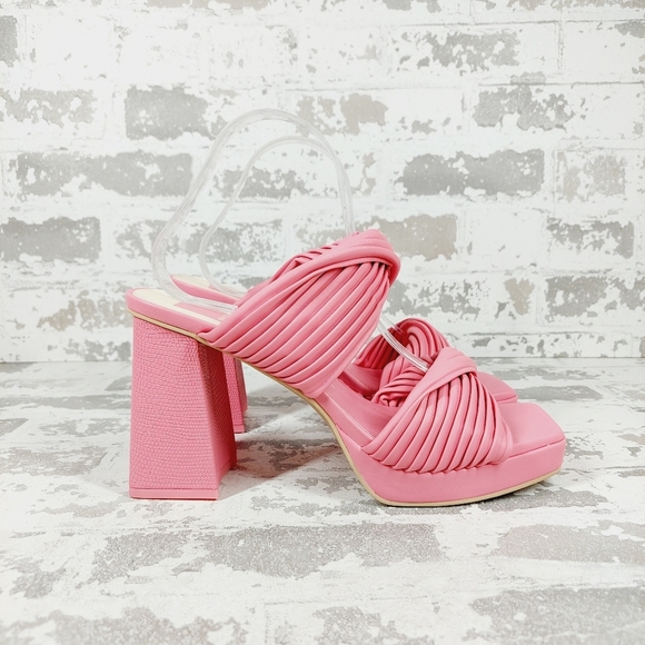 NEW Dolce Vita Women's Emeley Pink Slip-On Double Band Dress Sandals W200 - Picture 6 of 12
